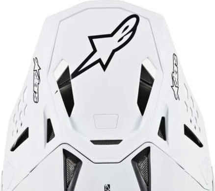 Alpinestars Visor S-M10 - DYNO Matt White