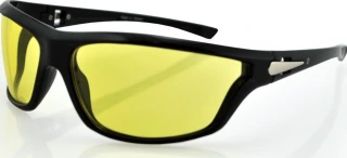 ZANheadgear Florida Sunglass Gloss Black Frame Yellow Lens