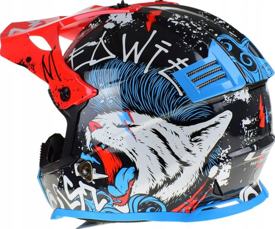 LS2 MX437 FAST II MINI STARMAW helmet - Black, S