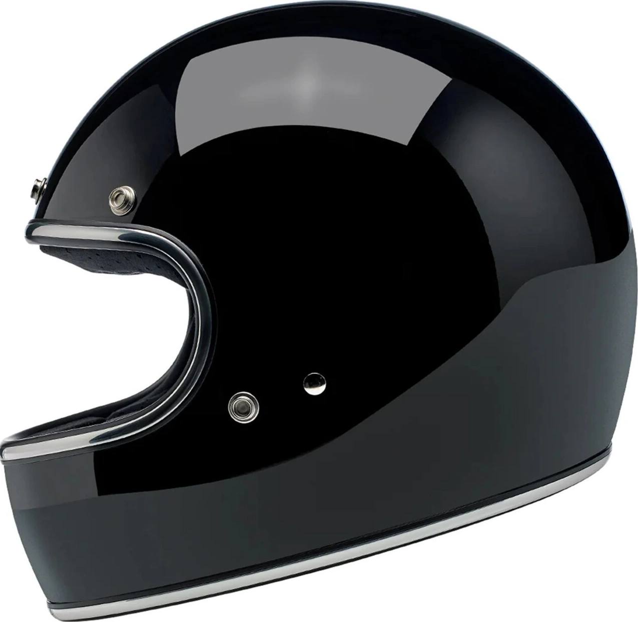 Biltwell Gringo helmet, Black, M, Gloss