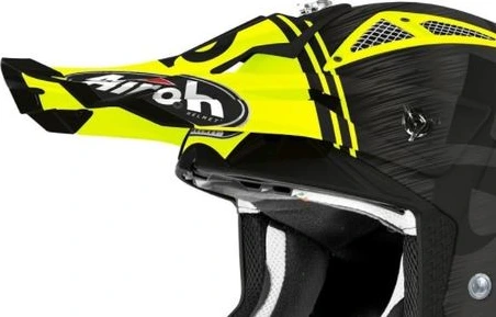 Airoh Aviator Ace Peak Kybon yellow matt