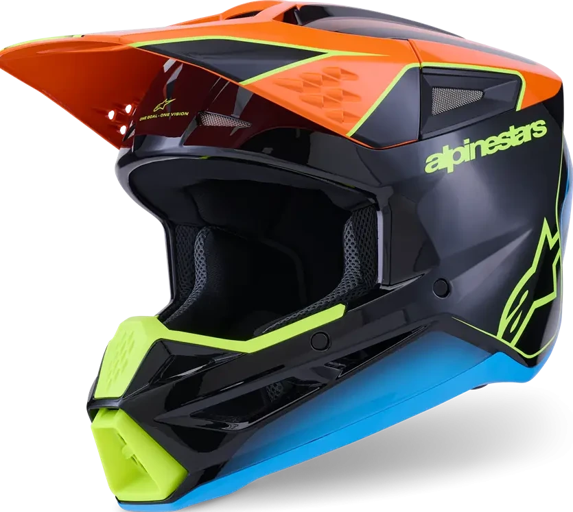 HELMET SM3 FRAY BLK/OR/YL S