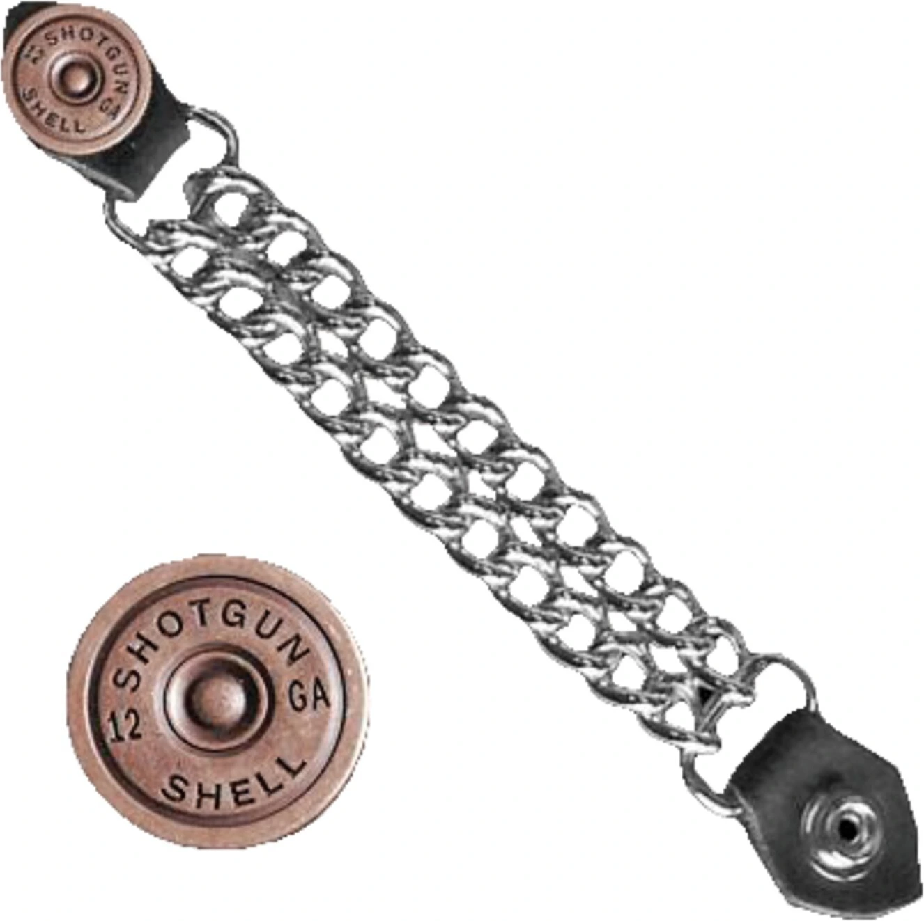 Vest extender Shotgun shell copper oxide