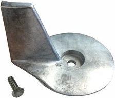 Anode alu Trim Tab Mercury 25-50HP