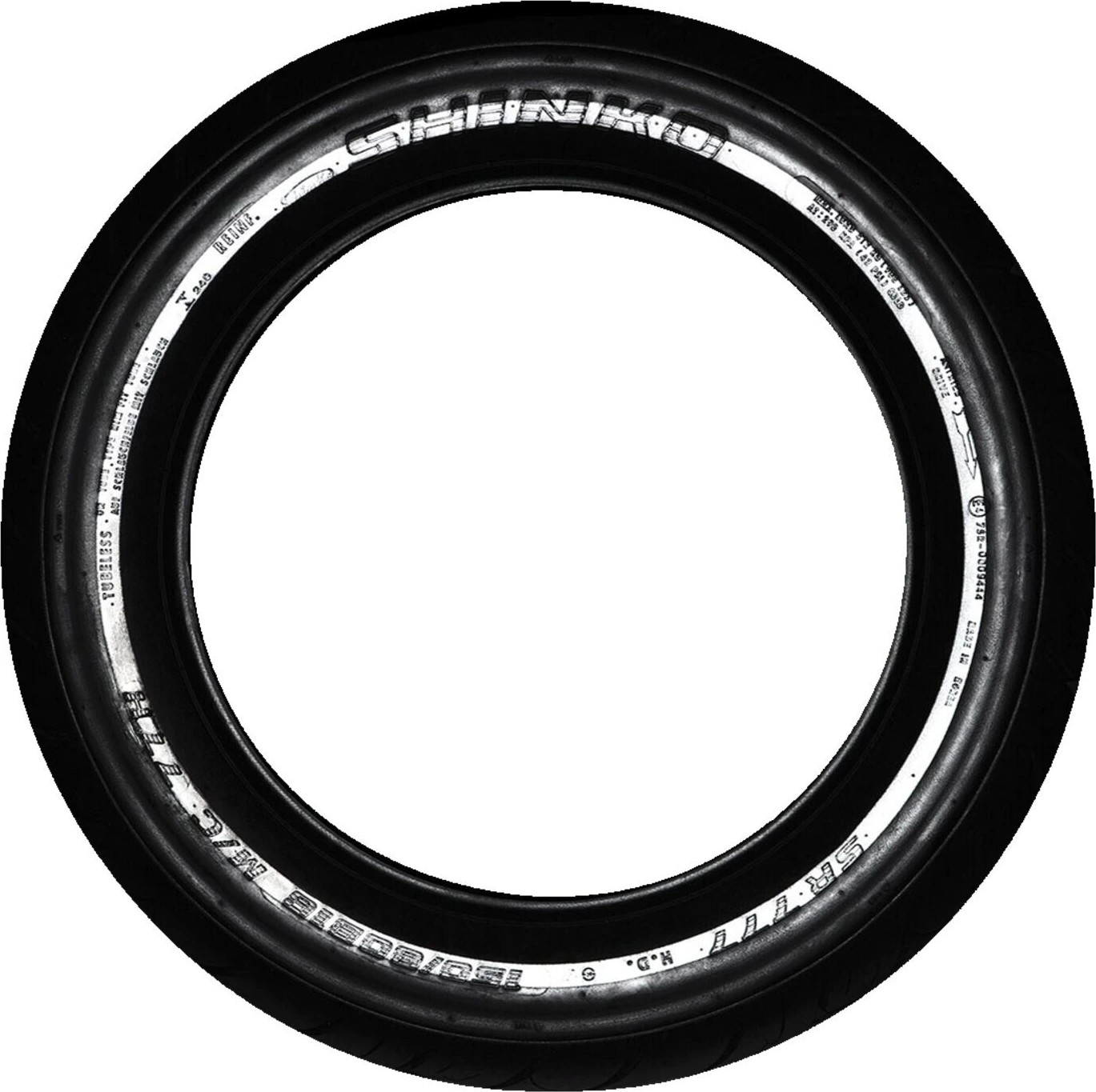 Shinko 777 front tire 100/90-19 (61H) RT Reflector