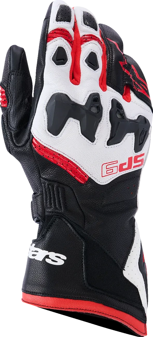 GLOVE SP-9 BLACK/WHITE/RED XL