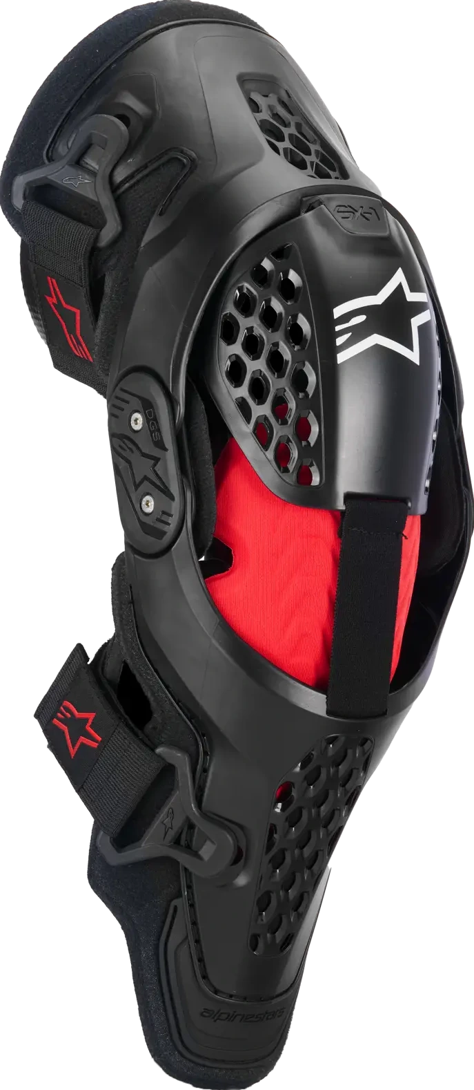 KNEE GRD SX-1 PLASMA BLK/RD/GY S/M
