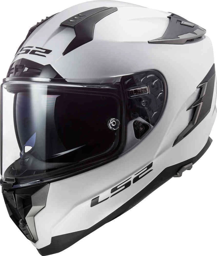 LS2 FF327 CHALLENGER solid helmet - 3XL, Gloss White