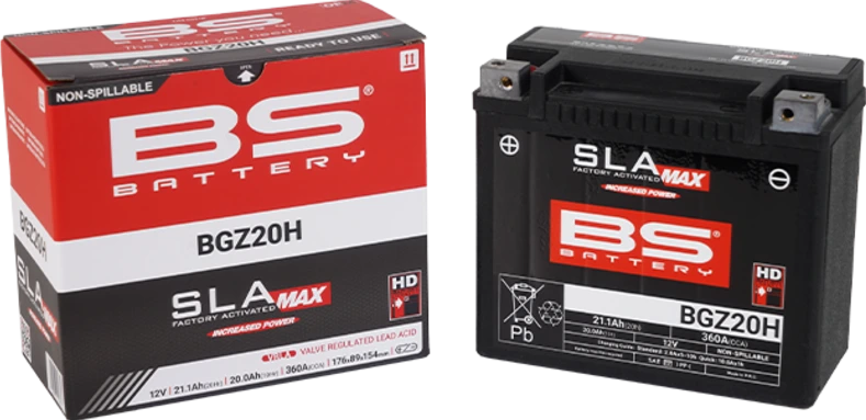BS Battery BGZ20H (FA) SLA MAX - Hermētiski noslēgts un aktivizēts