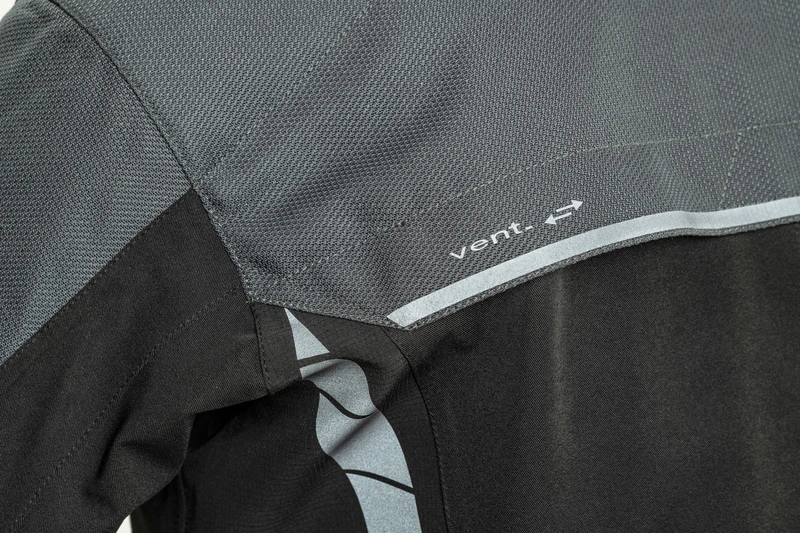 Lindstrands textile jacket Bydalen Black/steel grey, 46