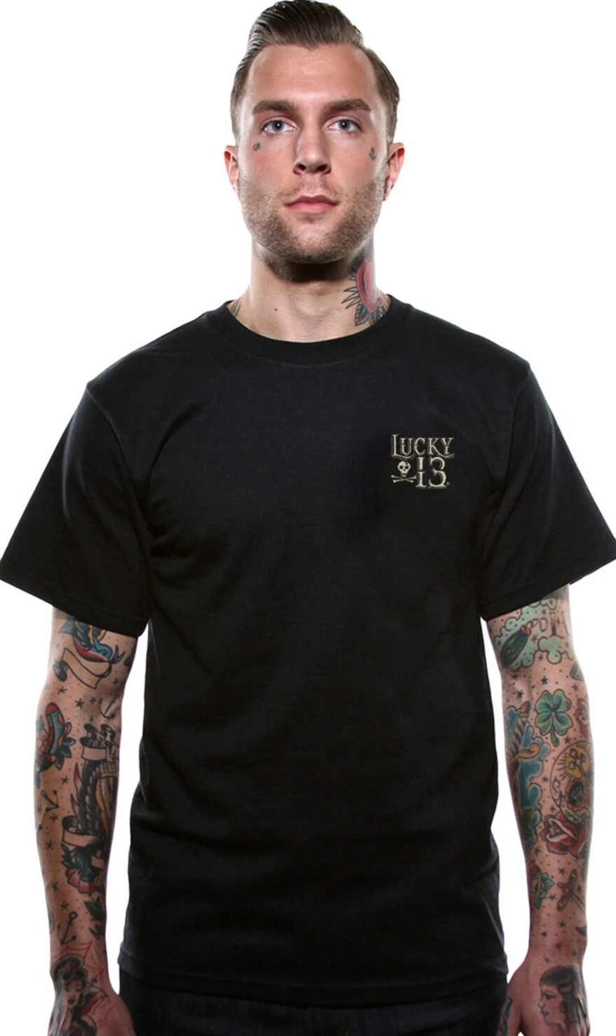 Lucky 13 Dead Skull t-shirt, Black, S