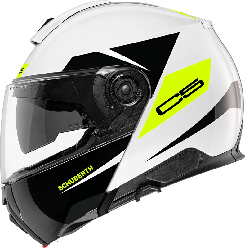 Schuberth Helmet C5 Eclipse Yellow/White, 53 XS