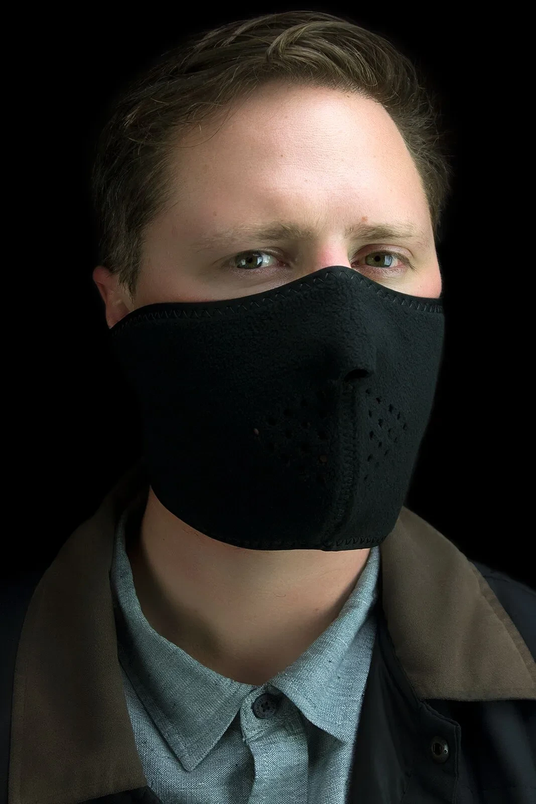 HALF MASK BLACK