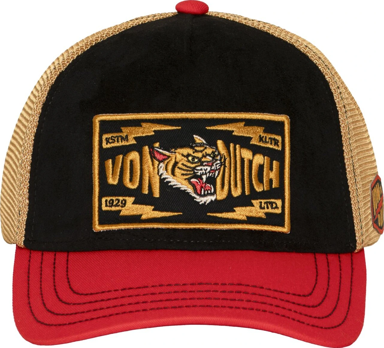 Von Dutch Trucker cap wild tiger, Black