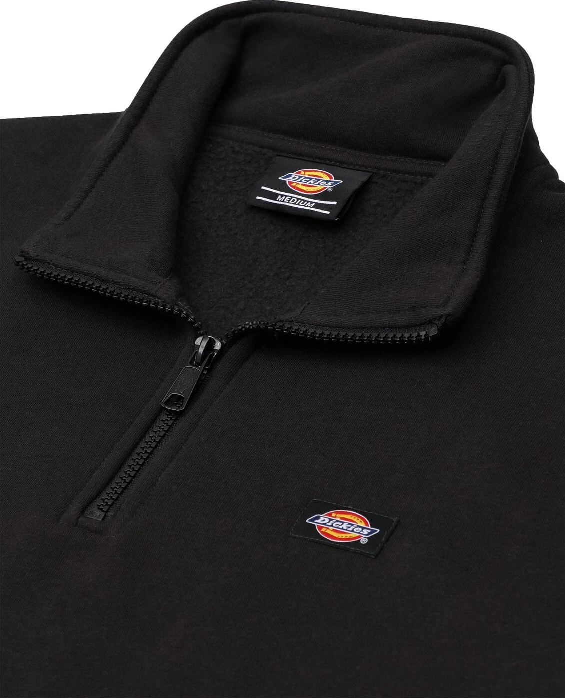 Dickies Oakport Quarter zip hoodie, Black, M