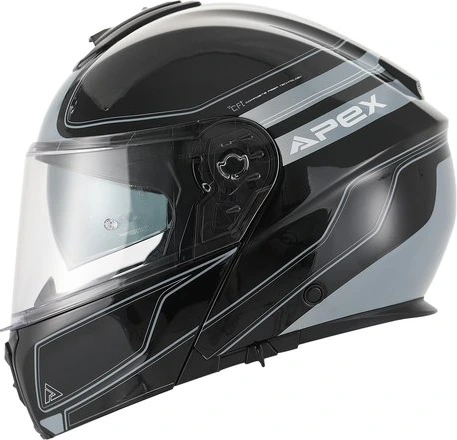 APEX Helmet MT300 Sydney black/silver XS