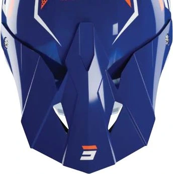 SHOT Visor Furious Camo Navy Orange Glossy