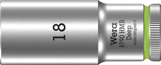 Wera, deep socket size 18mm