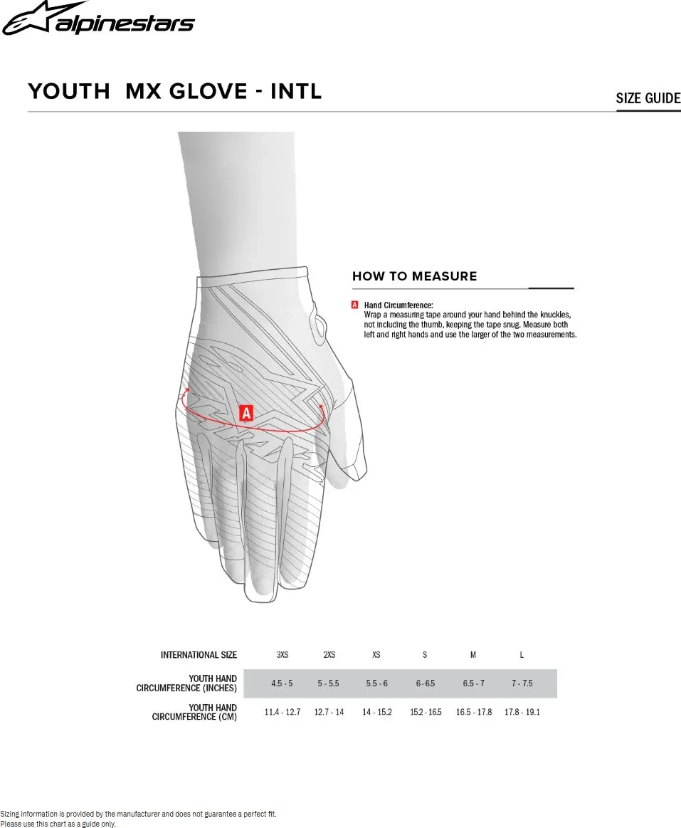 GLOVES YTH RADAR IRON CAMO 2XS