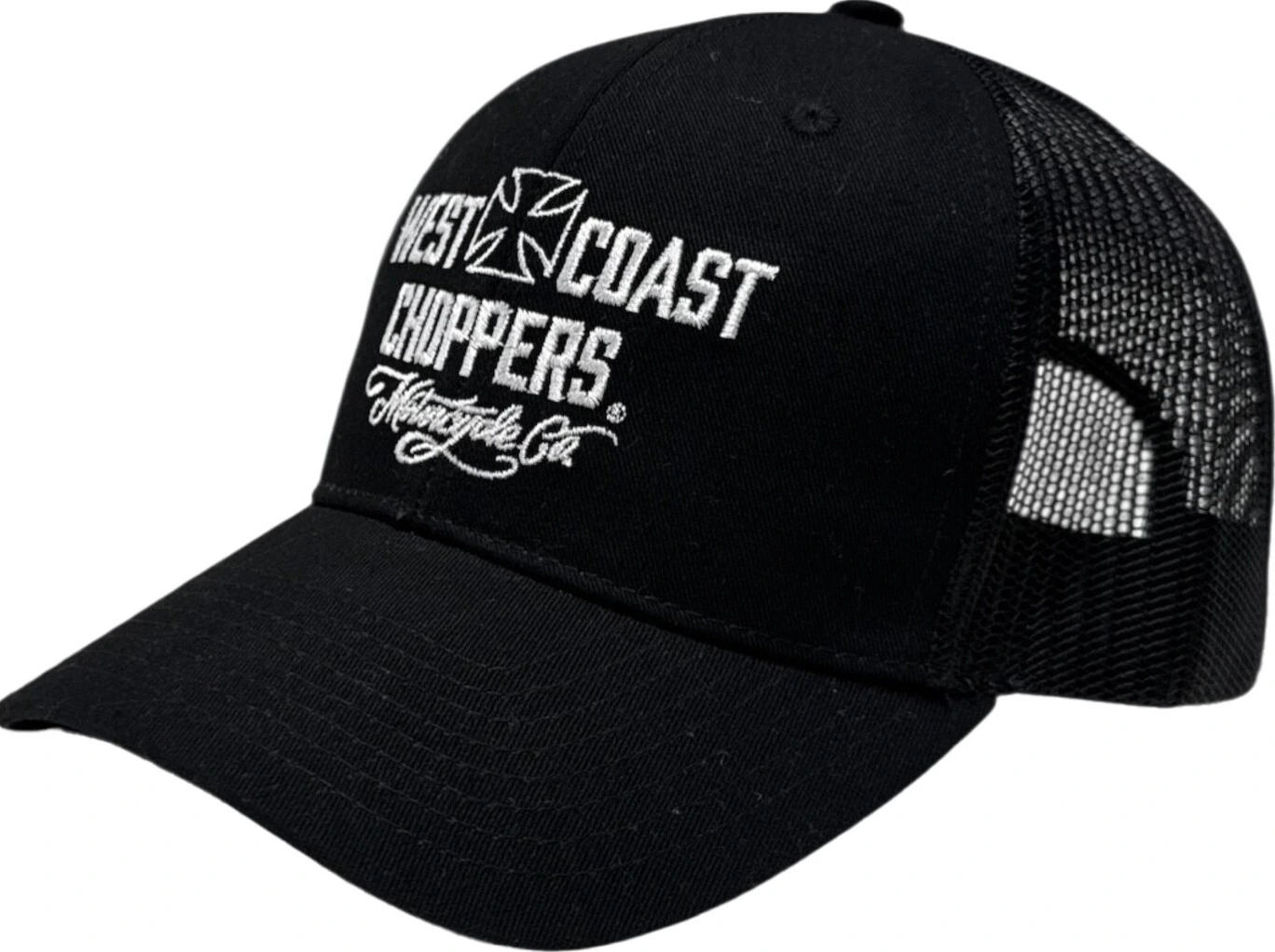 WCC Motorcycle Co. trucker cap, Black