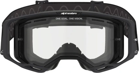 Alpinestars Goggle Vision 8 CORP DUAL PANE Black/ Clear