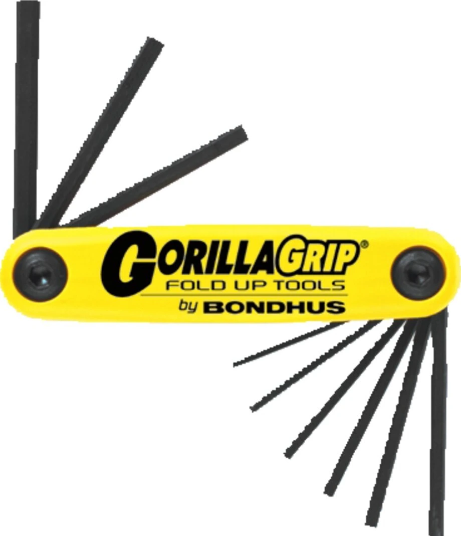 Bondhus, Gorilla Grip folding allen/hex wrench, Black