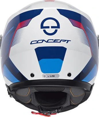 Schuberth Helmet CONCEPT Tracer blue, 53 XS
