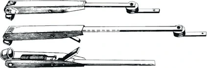 SS adjustable telescopic wiper arm 457/610 mm