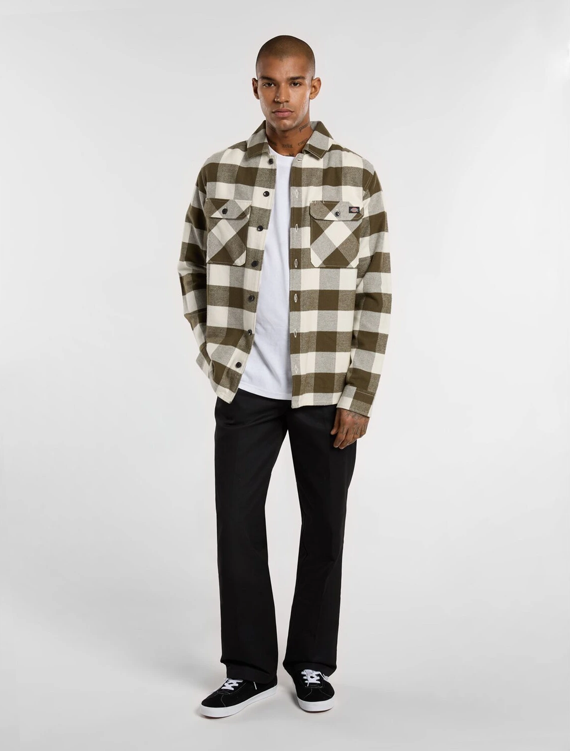 Dickies Sacramento shirt egret, Beige, 2XL