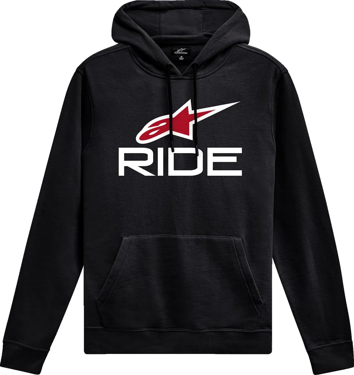 HOODIE RIDE 4.0 P/O BK/RD/WT L