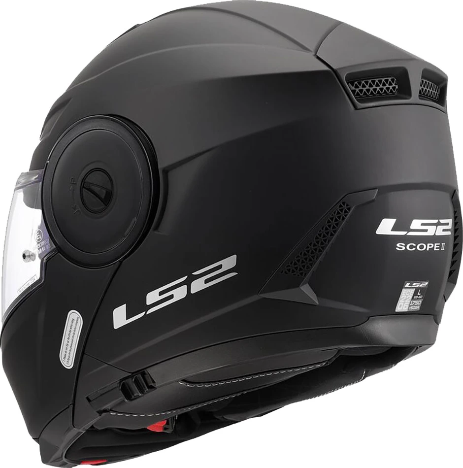 LS2 FF902 SCOPE II Solid Helmet - XL, Matt Black