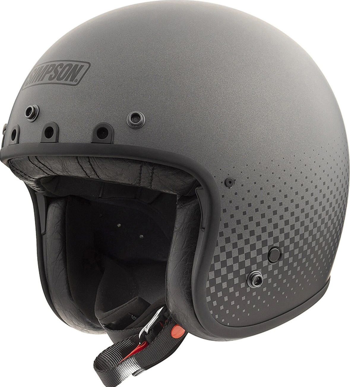 Simpson Chopper helmet raster, Gray, M, Matte