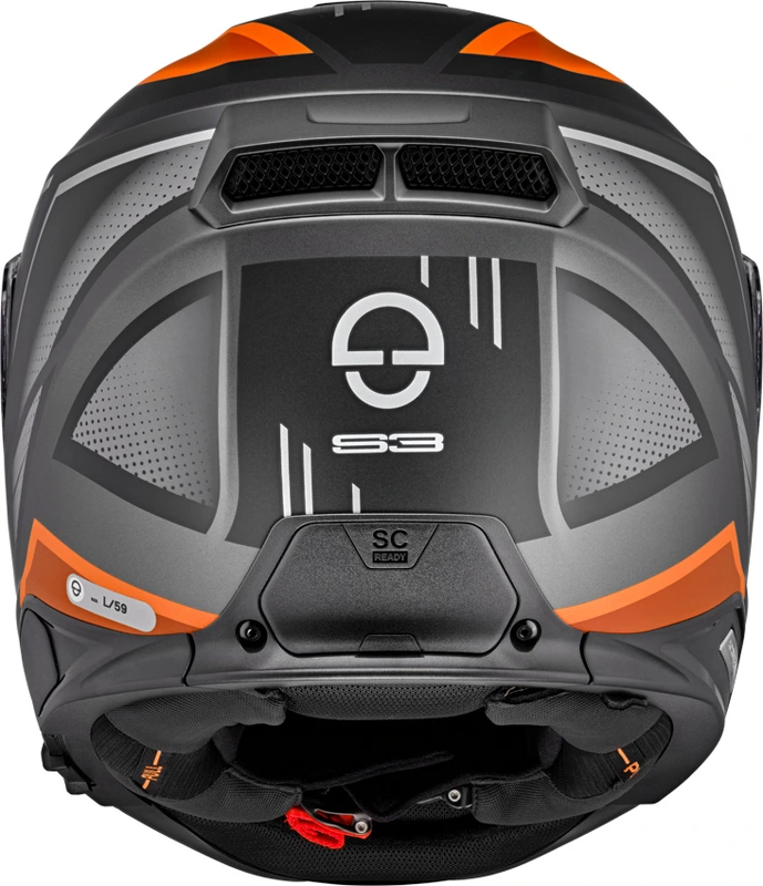 Schuberth Helmet S3 Storm Matt Orange, 53 XS