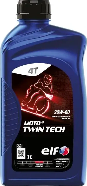 EĻĻA MOTO 4 TWIN TECH 20W60 SYN 1L