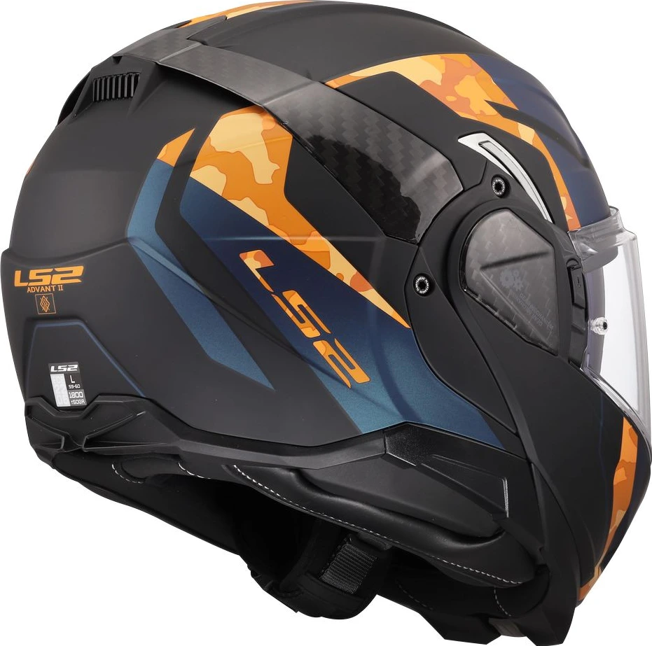 LS2 FF910 ADVANT II GLIDE Helmet - 3XL, Black Grey Red