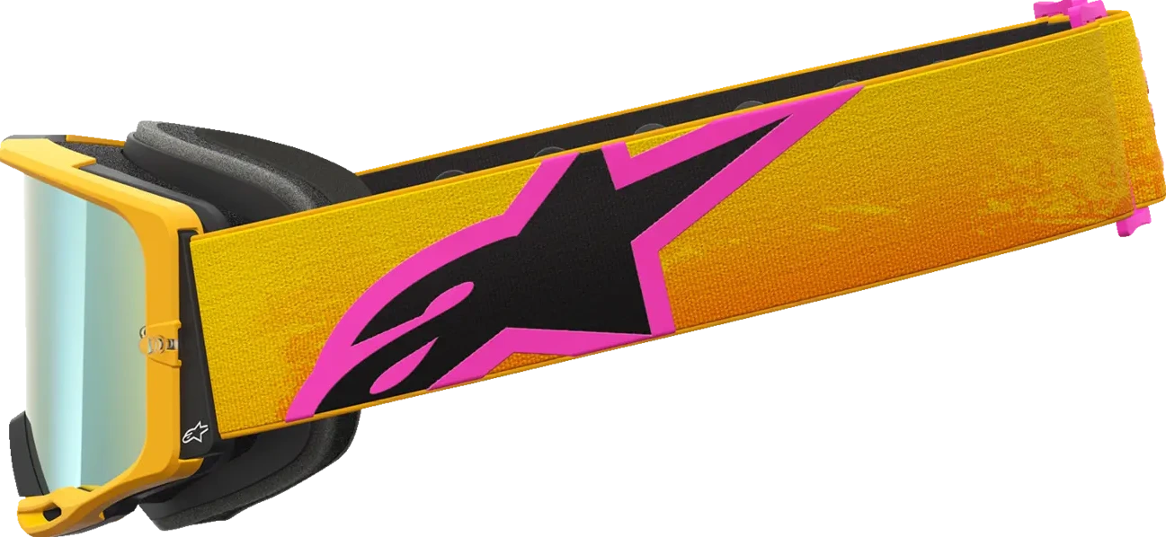 GOGGLE VISION 8 CORP ORG/YLW/PINK MIRROR-GOLD