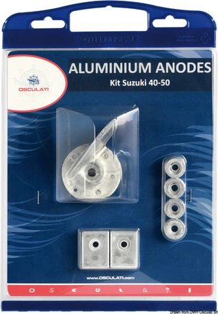 Osculati anode kit (alu) Suzuki 40-50HP
