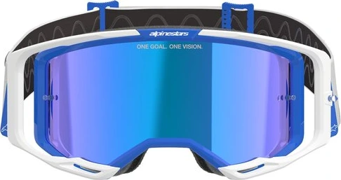 Alpinestars Goggle Vision 8 CORP BLUE WHITE Mirror BLUE
