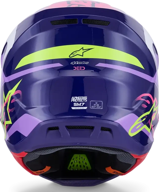 HELMET SM7 DEED PURPLE/PINK XS