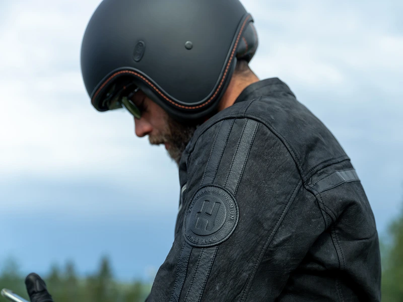 Halvarssons Leather Jacket Sandtorp Black, 58