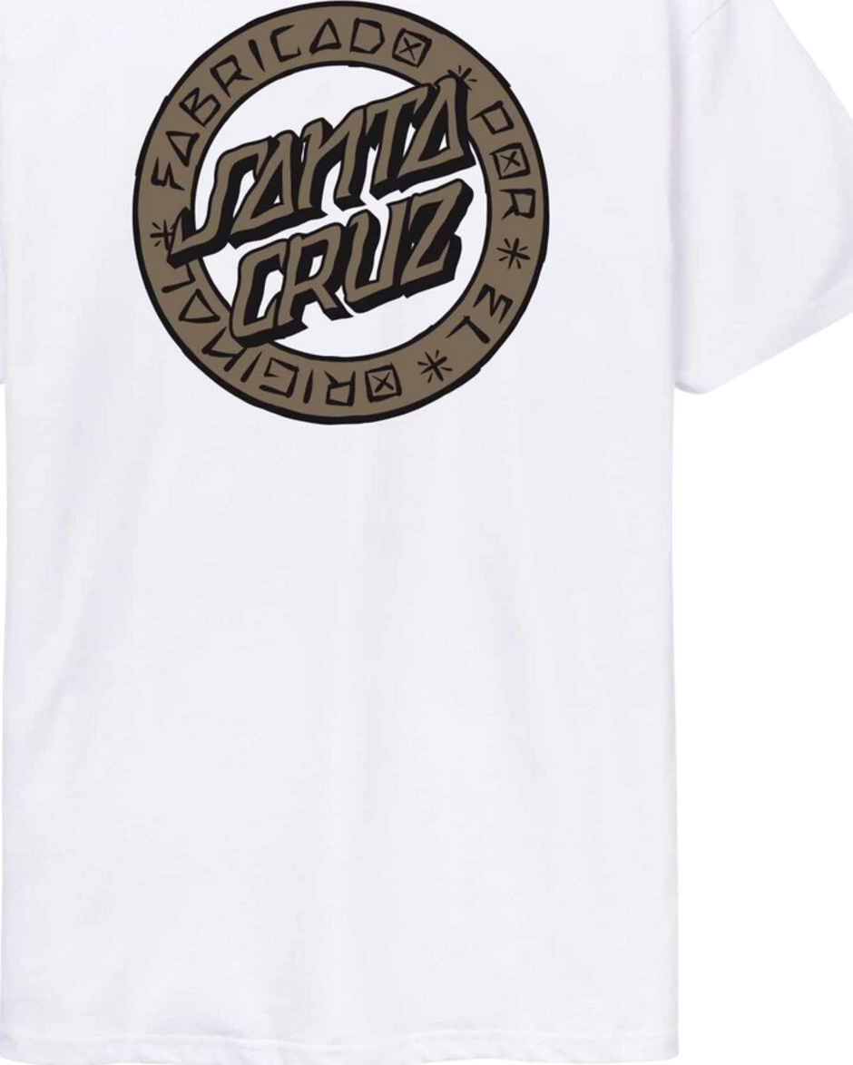 Santa Cruz Loco Dot t-shirt, White, S