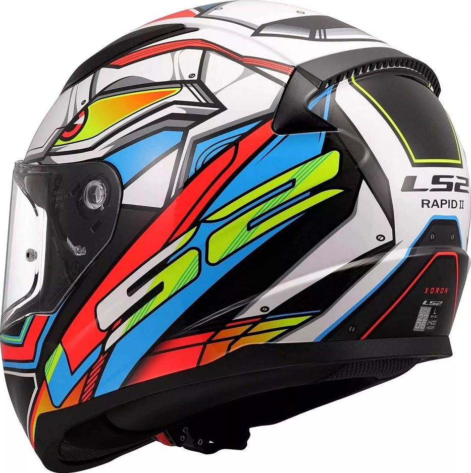 LS2 FF353 RAPID II XDRON helmet - S, White Neon Orange