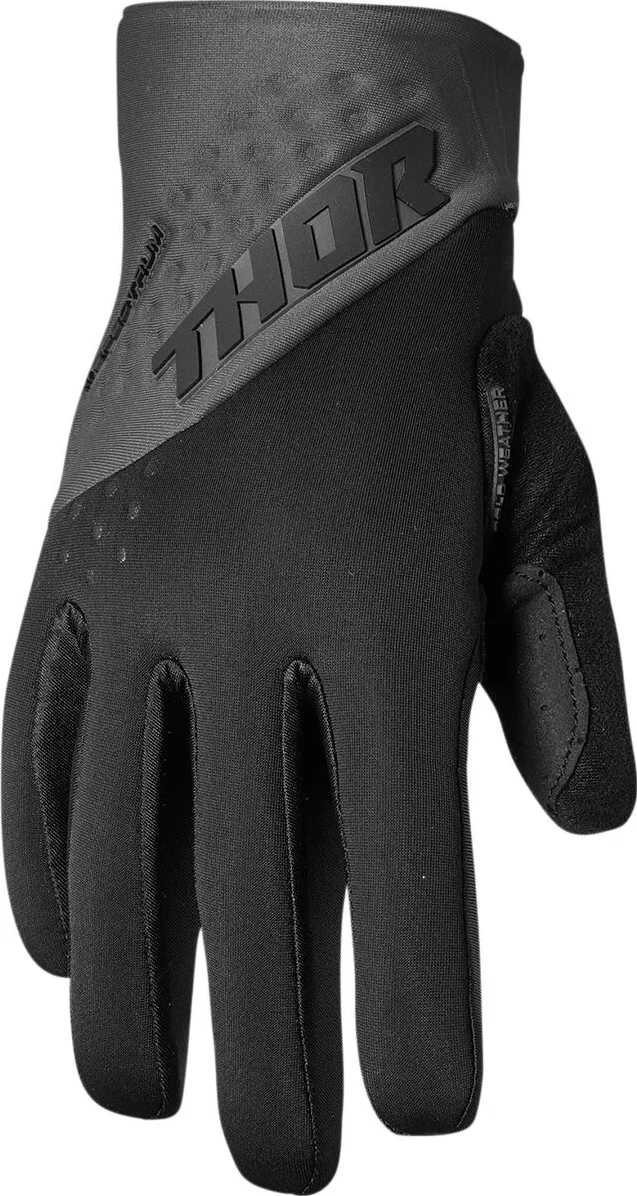 GLOVE SPECT COLD BK/CH XS