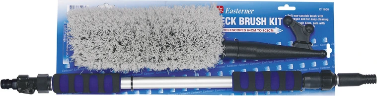Scrubbing brush telescopic