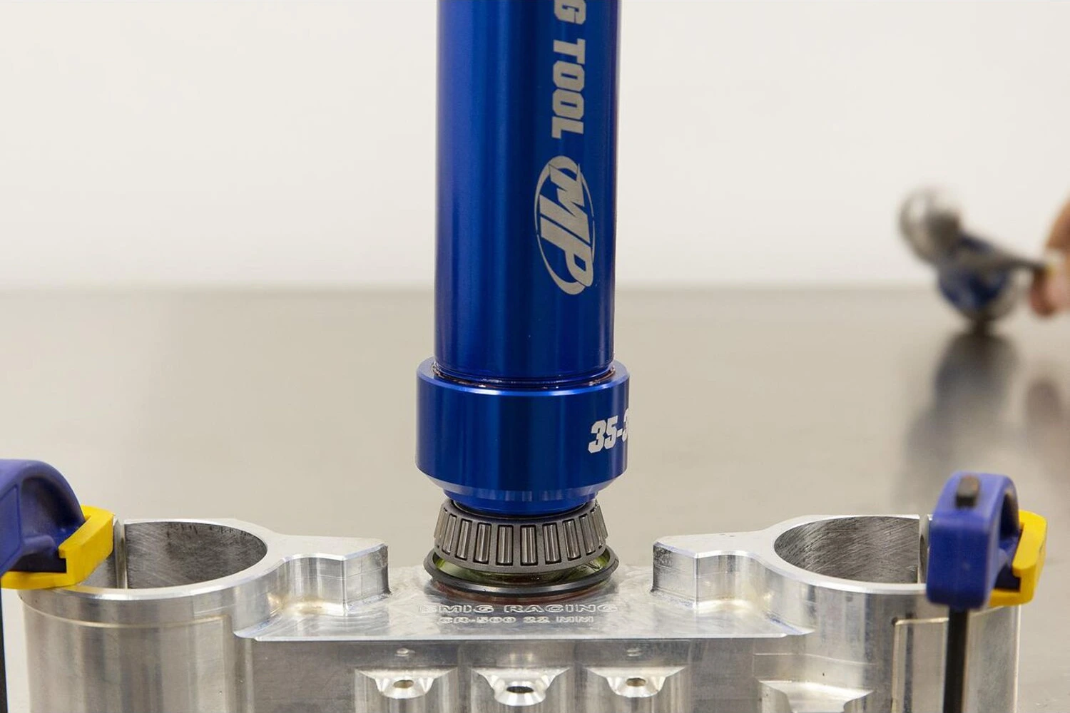 Motion Pro, steering head bearing tool, Blue