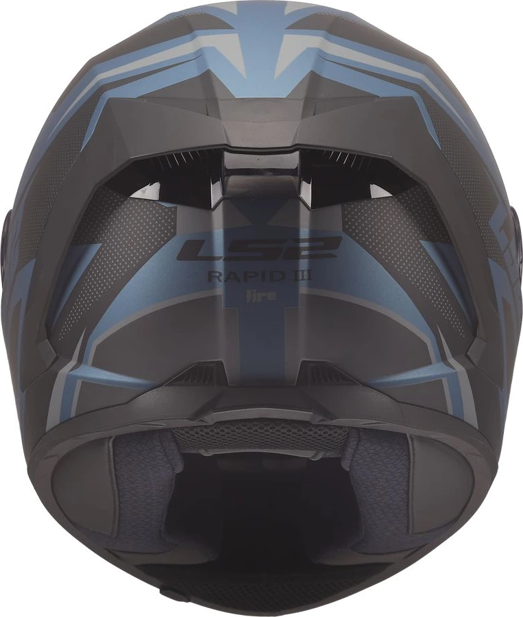LS2 FF820 RAPID III XTREM Helmet - 3XL, Black Blue Petrol