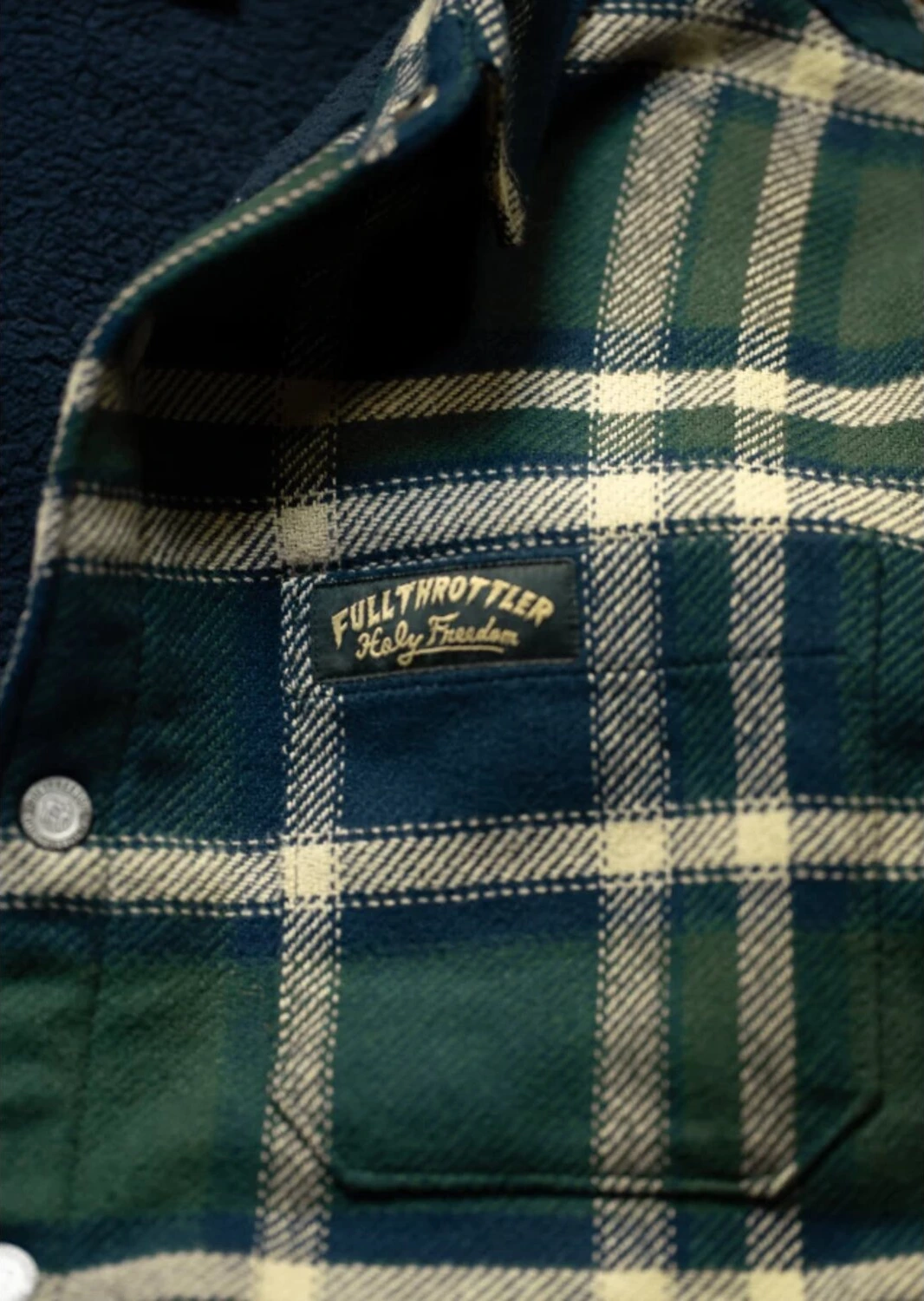 Holy Freedom Macleod lined shirt, Green, 2XL