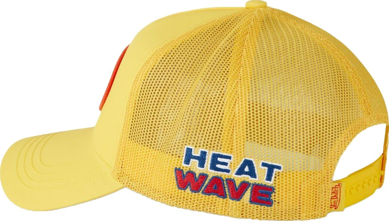 Von Dutch Trucker mesh cap, Yellow