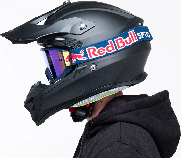 Spect Red Bull Whip MX Goggles blue/blue flash/ grey/blue mirror S.2