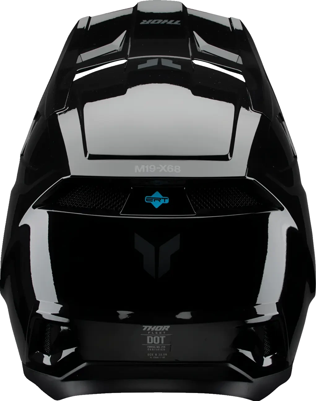 HELMET FLEET YOUTH BLACKOUT GLOSS S